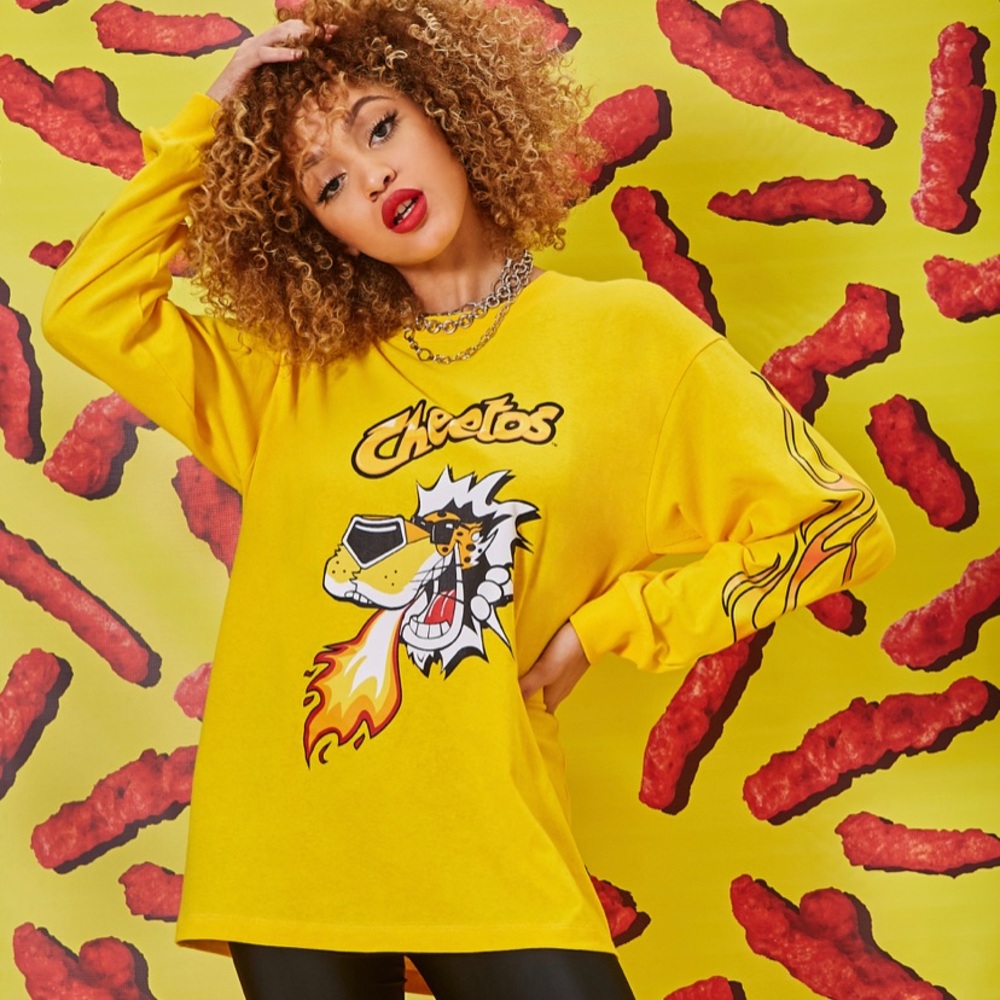 Forever 21 Cheetos Long-sleeve t-shirt